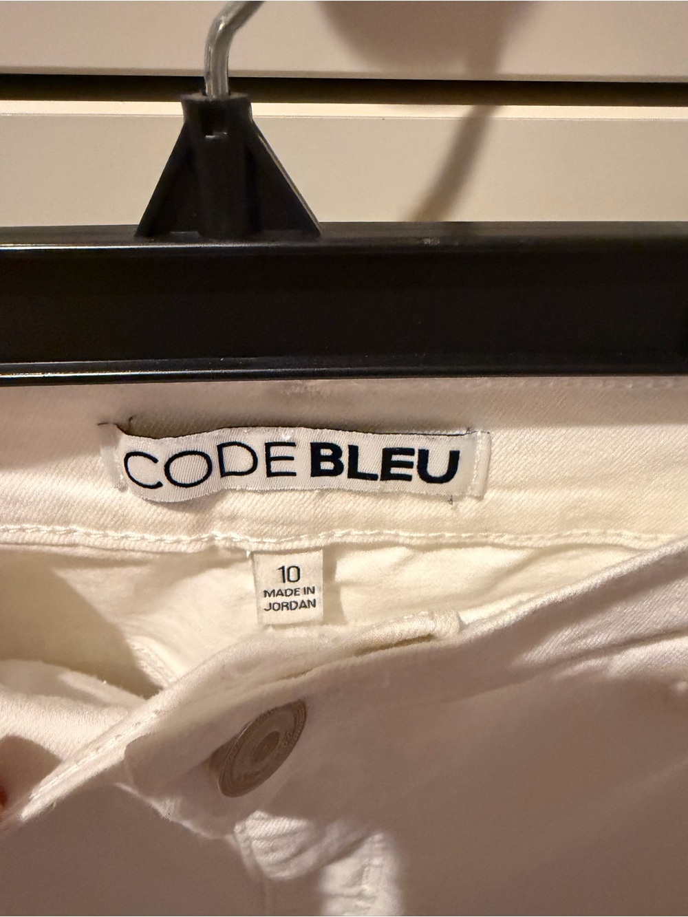 Code Bleu White Pants